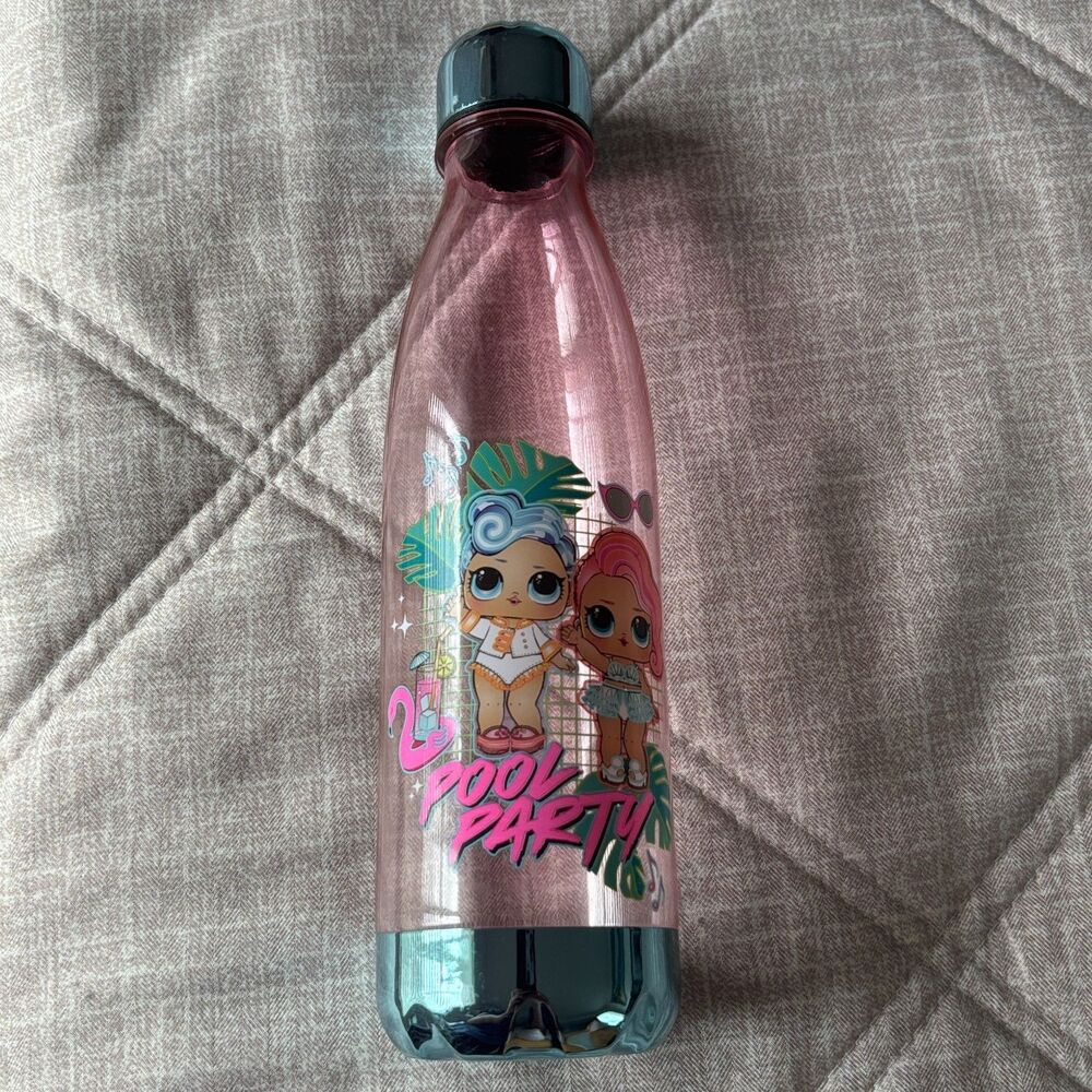 L.O.L. Surprise! Water Bottle Pink Pool Party Characters Reusable Tumbler